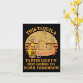 Deze Tequila-gebaren zoals ik gaan Tomo niet werke Kaart (Gele Bloem)