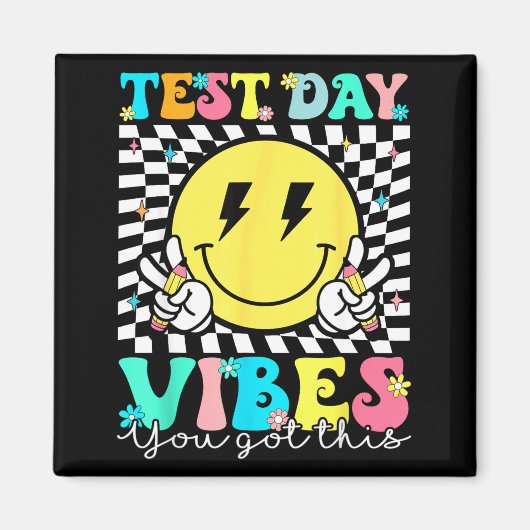 Deze Test Dag Staat Toetsing Leraar Staar Toets Magneet (Voorkant)