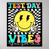 Deze Test Dag Staatstesting Leraar Staar Test Poster (Voorkant)