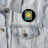 Deze Test Dag Staatstesting Leraar Staar Test Ronde Button 5,7 Cm (In situ)