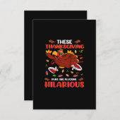 Deze Thanksgiving woordspelingen plukken hilarisch Kaart (Voorkant / Achterkant)