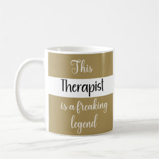 Deze Therapist is een vrijpostig, grappig cadeau. Koffiemok