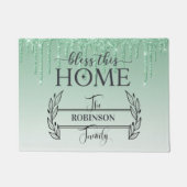 Deze thuisdeur is leeg deurmat (Voorkant)