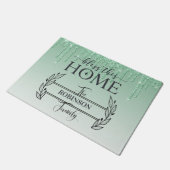 Deze thuisdeur is leeg deurmat (Schuin)