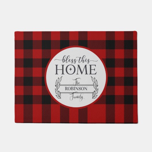 Deze thuisdeur is leeg deurmat (Voorkant)