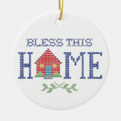 Deze thuisversiering zonder stroom keramisch ornament (Voorkant)