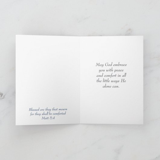 Deze Tijd van Verlies Schrift Comfort Zeilboot Kaart (Binnen)