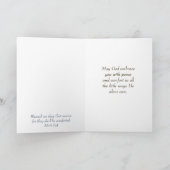 Deze Tijd van Verlies Schriftplaats Troost Zwaluw  Kaart (Binnen)