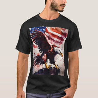 Deze titel belicht het patriottische thema en de t-shirt