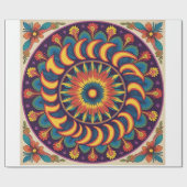 Deze titel gebruikt sleutelwoorden (Retro 70s, Gro Cadeaupapier (Vlak)