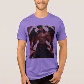Deze titel legt het intense contrast van een duive Tri-Blend shirt (Voorkant)