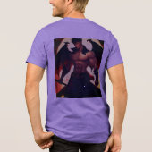 Deze titel legt het intense contrast van een duive Tri-Blend shirt (Achterkant)
