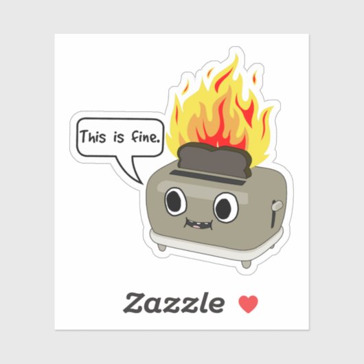 Deze toast is een fijne Sticker (Vel)