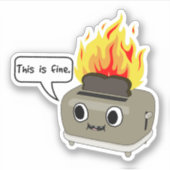Deze toast is een fijne Sticker (Voorkant)