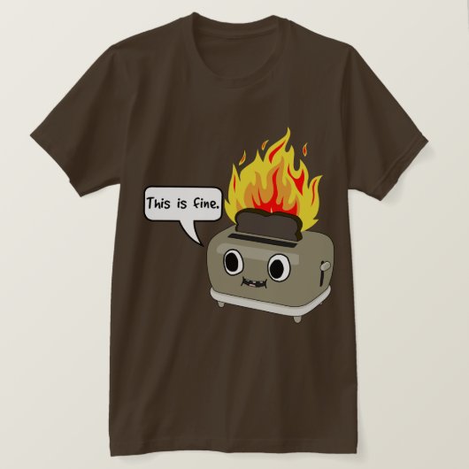 Deze toast is prima t-shirt (Design voorkant)