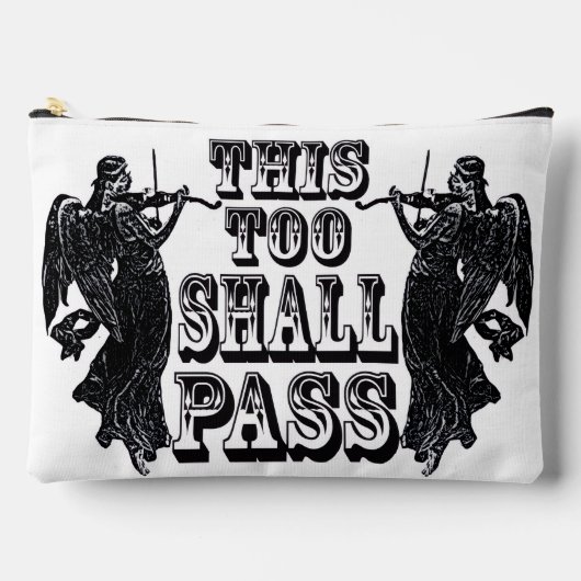 Deze Too Shall Pass grote accessoiretas Etui (Voorkant)