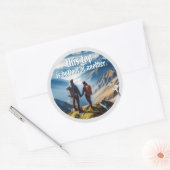 Deze top ronde sticker (Envelop)