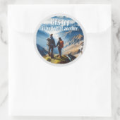 Deze top ronde sticker (Tas)