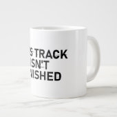 Deze track is nog niet af - Glitch Text Design Grote Koffiekop (Voorkant rechts)