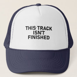 Deze track is nog niet af - Glitch Text Design Trucker Pet