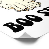 Deze training is een boekenblad grappig Halloween Poster (Hoek)
