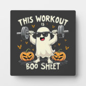 Deze training is een boekenblad Spooky Halloween F Fotoplaat (Voorkant)