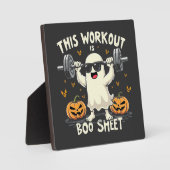 Deze training is een boekenblad Spooky Halloween F Fotoplaat (Voorkant)