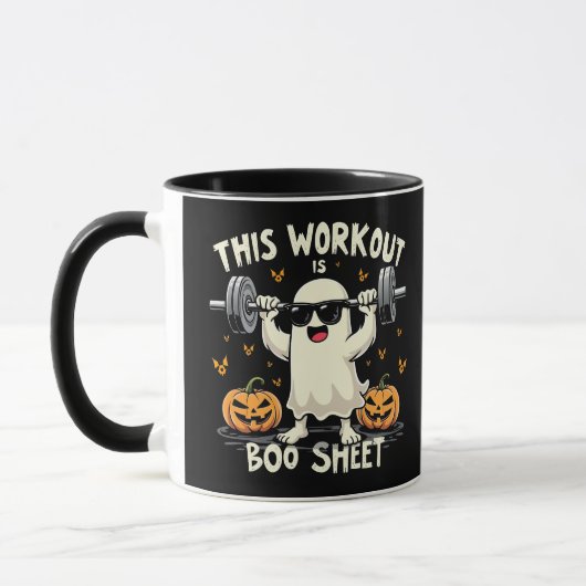Deze training is een boekenblad Spooky Halloween F Mok (Links)