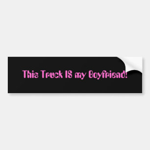 Deze truck is mijn vriend. bumpersticker