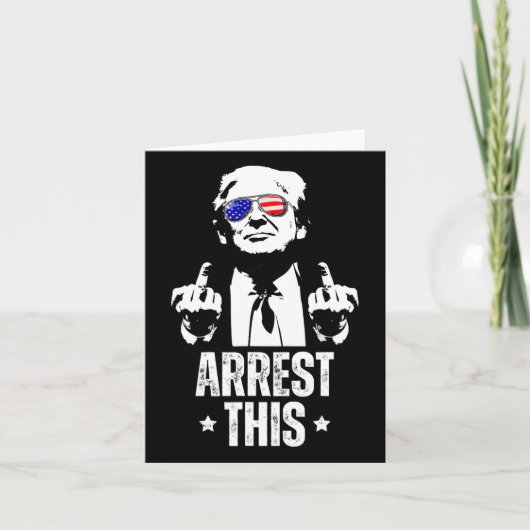 Deze Trump Fingers Pro Trump Kaart (Voorkant)