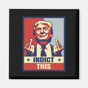 Deze Trump Pro President Donald Trump supporter Magneet
