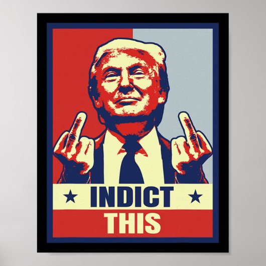 Deze Trump Pro President Donald Trump supporter Poster (Voorkant)