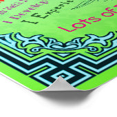 Deze tuinbouwbevestiging aanpassen poster (Hoek)