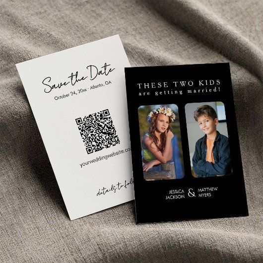 Deze twee Kinder kinderen gaan trouwen Kaart