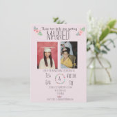Deze twee kinderen gaan trouwen. kaart (Staand voorkant)