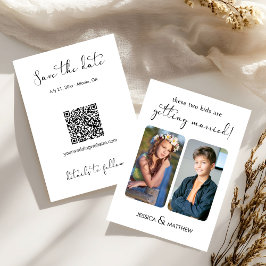 Deze twee kinderen gaan trouwen Kindertijd foto Save The Date