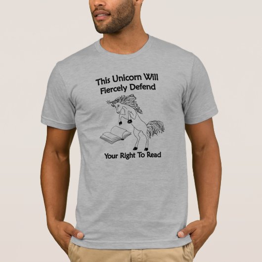 Deze Unicorn zal...het T-shirt van de BasisMannen (Voorkant)