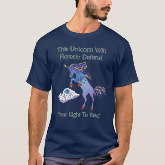 Deze Unicorn zal uw recht goed verdedigen T-shirt (Voorkant)