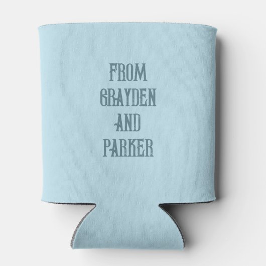 Deze vader die Donkey Funny Fathers Day heeft gesl Blikjeskoeler (Achterkant)