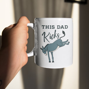 Deze vader die Donkey Funny Fathers Day heeft gesl Koffiemok