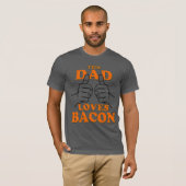 Deze vader houdt van BACON T-shirt (Voorkant volledig)