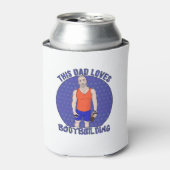 Deze vader houdt van Bodybuilding Blikjeskoeler (Blikje Voorkant)