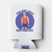 Deze vader houdt van Bodybuilding Blikjeskoeler (Achterkant)