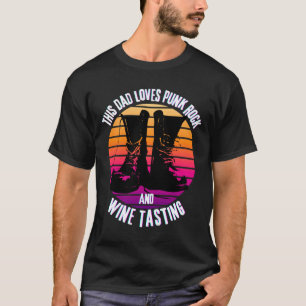 Deze vader houdt van Punk rock en wijnproeverij va T-shirt
