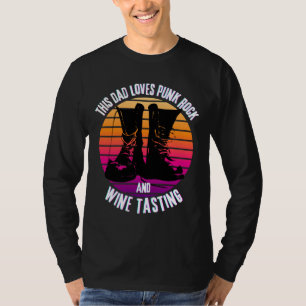 Deze vader houdt van Punk rock en wijnproeverij va T-shirt