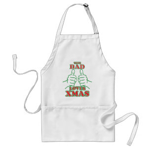 Deze vader houdt van XMAS Standaard Schort