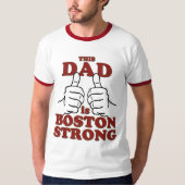 Deze vader is BOSTON STRONG T-shirt (Voorkant)