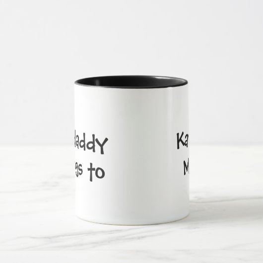 Deze vader is van... persoonlijke vader mok (Midden)