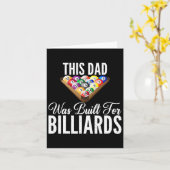 Deze vader werd gebouwd voor biljartdag kaart (Gele Bloem)