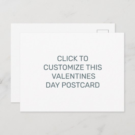 DEZE VALENTIJNSDAG BRIEFKAART AANPASSEN (Voorkant / Achterkant)